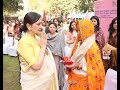 Smt Ritu Arora, Chairperson, HWWA felicitated Veer Naris at ITBP HQrs, New Delhi