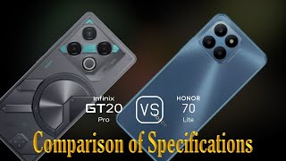 Infinix GT 20 Pro vs. Honor 70 Lite: A Comparison of Specifications