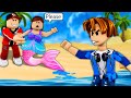 Roblox brookhaven rp  funny moments peter saves poor beautiful mermaid