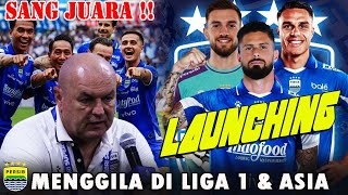 🔴RESMI❗USAI KUDETA MAHKOTA PARUH MUSIM👑PERSIB LAUNCHING PEMAIN BARU,BINTANG TIMNAS \u0026 EKS AC MILAN