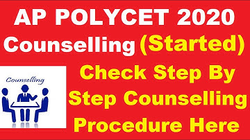 AP Polycet 2020 Counselling (Started) - Know How to Apply for AP Polytechnic Online Web Counseling