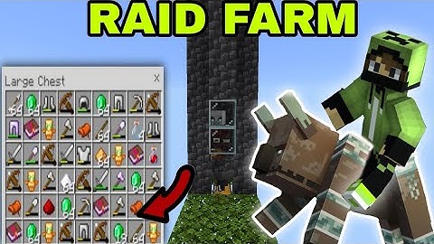 EASIEST 1.21 Raid Farm Tutorial! Simple Bedrock Edition XP/Loot Farm (MCPE/Xbox/PS4/Switch)