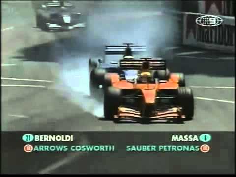 GP Mônaco 2002 - Felipe Massa Bate em Enrique Bernoldi