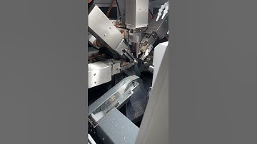 Five knives with the same movement of the cnc lathe double spindle proofing, sample show #cnclathe