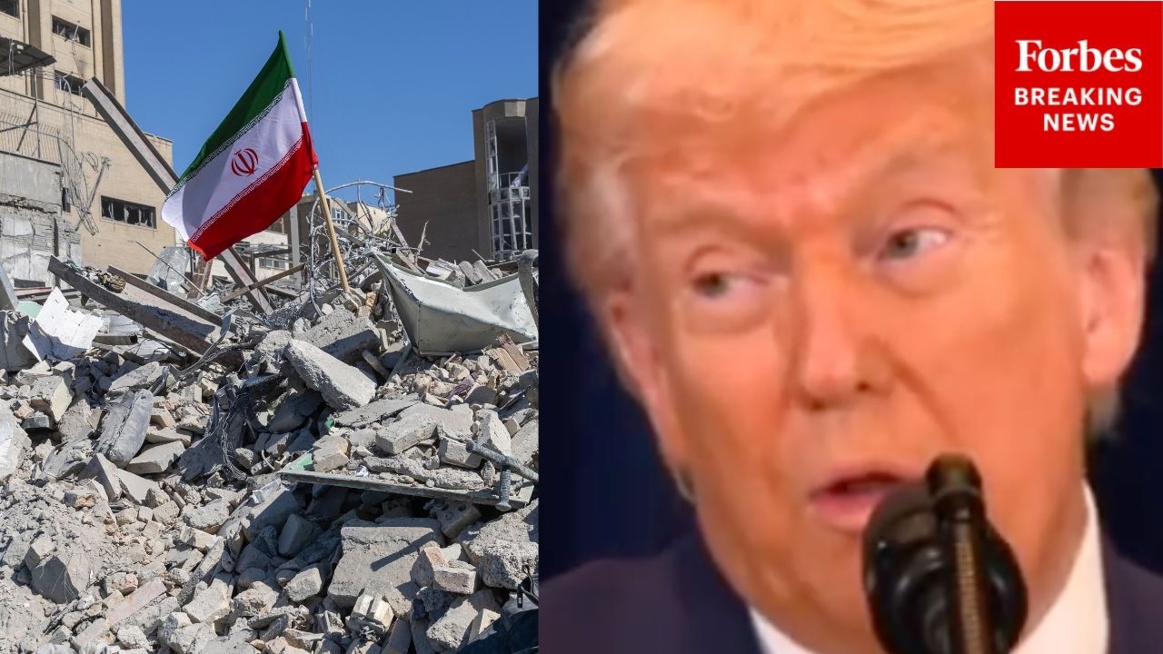 Trump: 'We're Putting An End To All Of This Threat Once And For All' In Iran