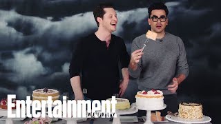 The Great 'Schitt's Creek' CakeOff: Dan Levy & Noah Reid Judge Wedding Cakes | Entertainment Weekly
