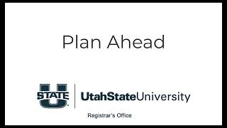 Plan Ahead in Banner Registration