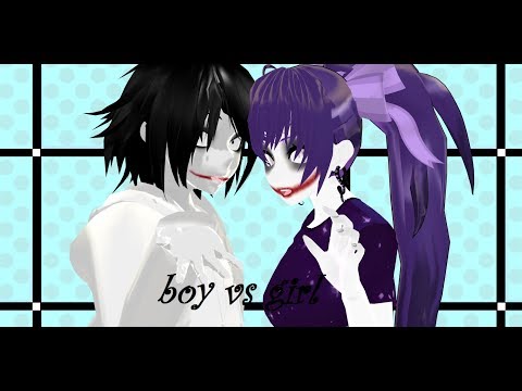[MMD] Creepypastas Boys VS Girls (Shake It Off)