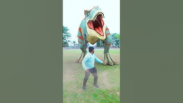 T-Rex Dinosaur Falls from the Sky 😱 Is This the New Jurassic World? Dinosaur Point