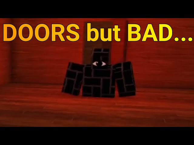 my doors but bad monster attempts : r/doors_roblox