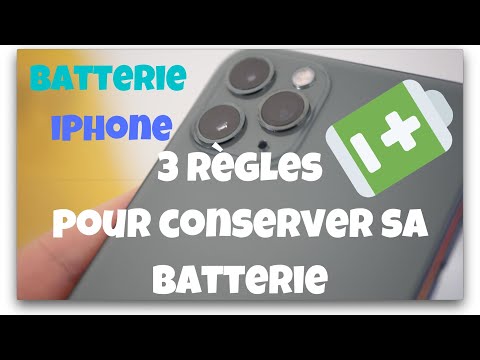 Vidéo: Comment Prolonger La Durée De Vie De La Batterie Sur IPhone