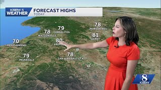 Even Warmer Today, Then A Slight Cool Down Monday and Tuesday