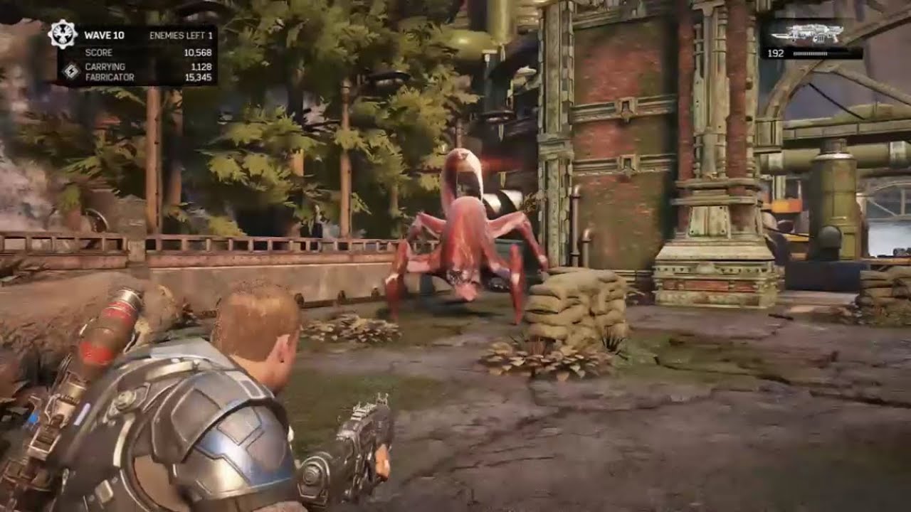 Gears of War 4 Horde mode Snacher boss fight YouTube