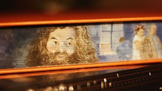 &quot;you&#39;re a wizard, Harry!&quot; - Harry Potter Fore-edge Painting | Hagrid &amp; Harry