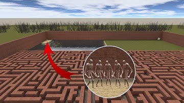 GIANT SCP 096 VS HULK IN MAZE In Garry