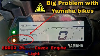 Big problem with Yamaha bikes || Error 24 (R15v3/v4/MT15) #revtolive #motovlog #r15v3