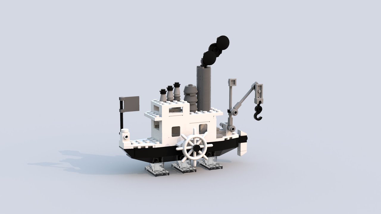Steamboat Willie - Mickey Mouse - Lego Ideas Project