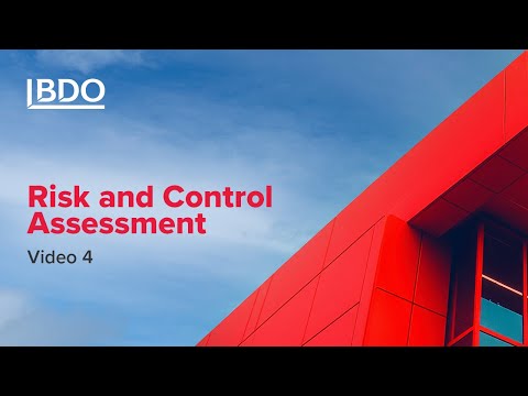 Risk & Control Self-Assessment - video from BDO Belgium