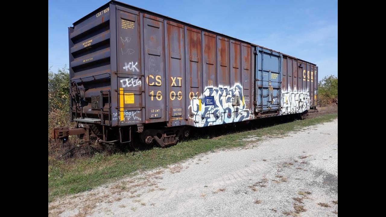 CSX Box Car Move - YouTube