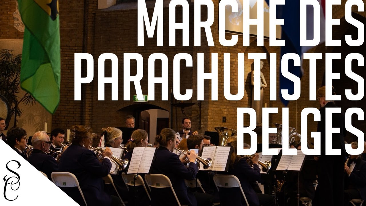 Marche des Parachutistes Belges \ fanfareorkest