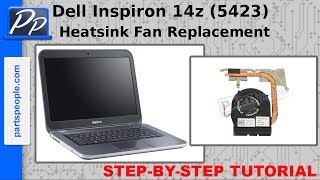 Dell Inspiron 14Z 5423 Heatsink Fan Video Tutorial Teardown