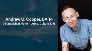 Andrew G. Cooper | Distinguished Alumni Award, Arts & Culture 2025
