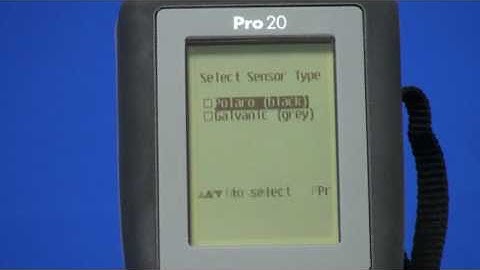 YSI Pro20 Dissolved Oxygen Meter Initial Setup