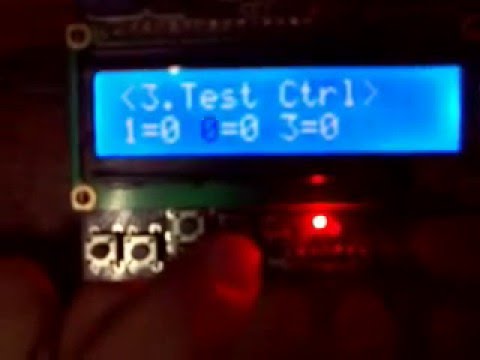 AMDUINO OFFLINE 8 MENU LCD 16x2 Keypad OK!