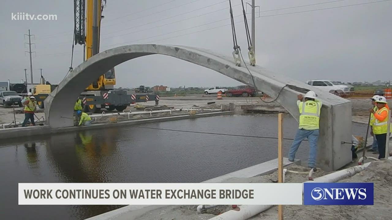 Island Report Water Exchange Bridge enters next phase of construction
