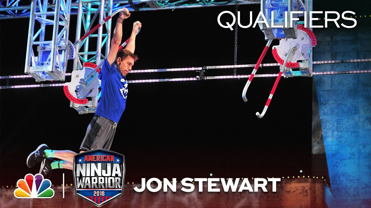 Jon Stewart at the Dallas City Qualifiers - American Ninja Warrior