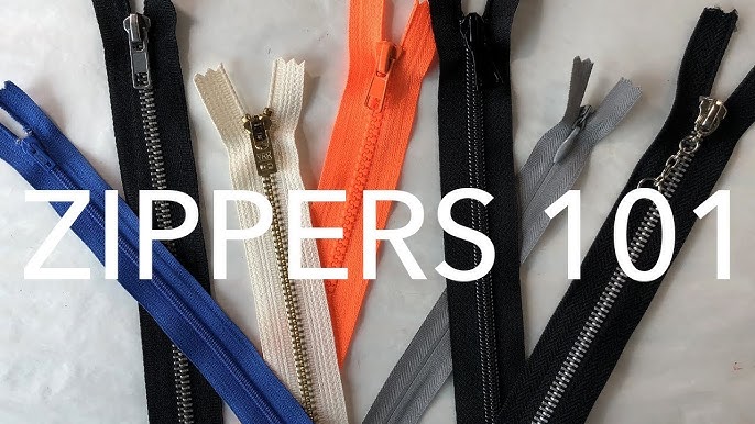 A Complete Guide To the Different Types of Zippers