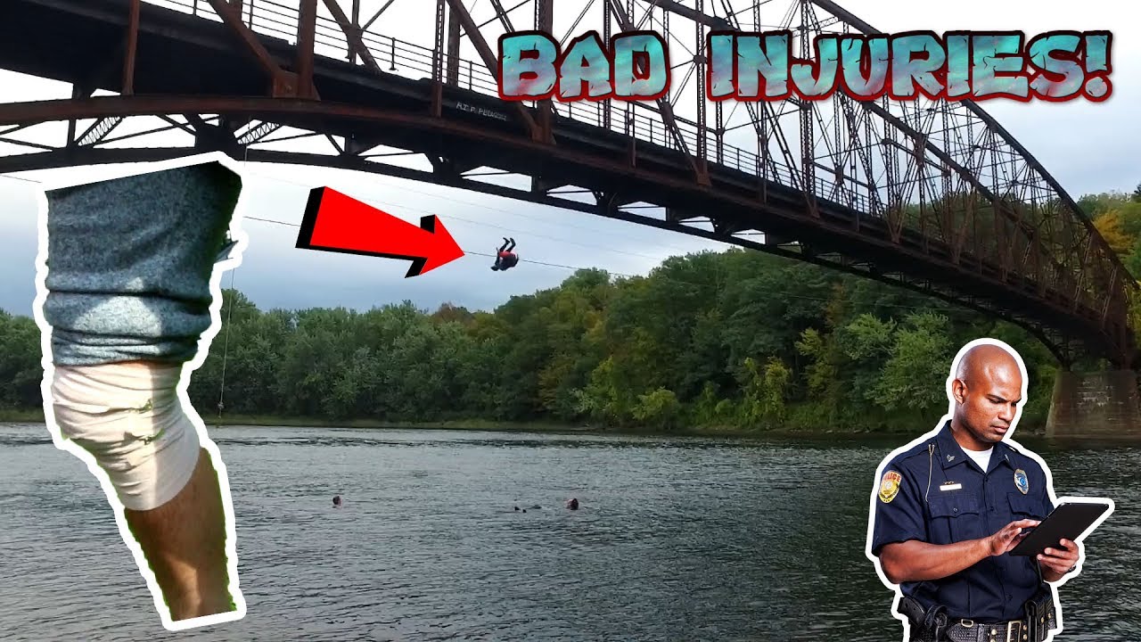 COPS AND FLOPS! (Cliff Jumping Gone Wrong)