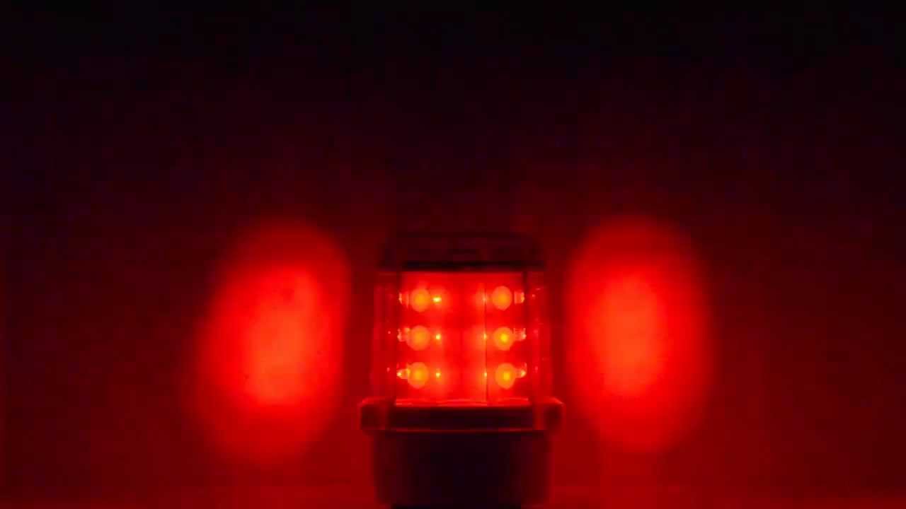 RED SOLAR FLASHING MAGNETIC LIGHT S18LMF 1NM+ - YouTube