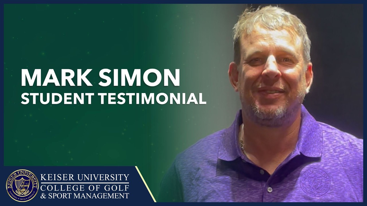 https://collegeofgolf.keiseruniversity.edu/yt

In this student testimonial, Mark Simon shares his experience returning to Residency Week at the Keiser University College of Golf as an online golf program student preparing to graduate.
Mark discusses the value of hands-on golf education, the personalized attention he receives from instructors, and the meaningful connections built with both faculty and fellow students during Residency Week. As a student pursuing a future in the golf industry, he explains how the in-person experience adds a valuable personal dimension to his education and helps bring the program to life beyond the online classroom.
For students considering a golf career, this testimonial offers insight into how Residency Week supports skill development, networking, and a deeper connection to the game and the industry.

️⛳️Download your complimentary Golf Career Guide and discover dozens of jobs available to you in the golf industry.
https://collegeofgolf.keiseruniversity.edu/your-professional-golf-career/

Keiser University College of Golf
2600 N. Military Trail
West Palm Beach FL 33409
888.355.4465 / 561.478.5500
https://collegeofgolf.keiseruniversity.edu/

=============================================================
https://www.facebook.com/CollegeofGolf
https://x.com/collegeofgolf
https://www.instagram.com/ku.collegeofgolf/
https://www.linkedin.com/company/keiser-university-college-of-golf/