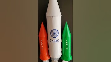 Chandrayaan-3 making with paper || How to make Chandrayaan-3 mini model...#craft #kkkreative