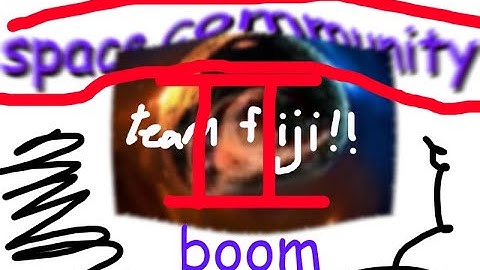 My part in Space Community II by Fiji Team