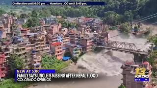 Locals still searching for family after catastrophic flooding in Nepal