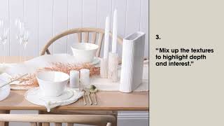 Interior Decorator Style Series - How to Style Your Table