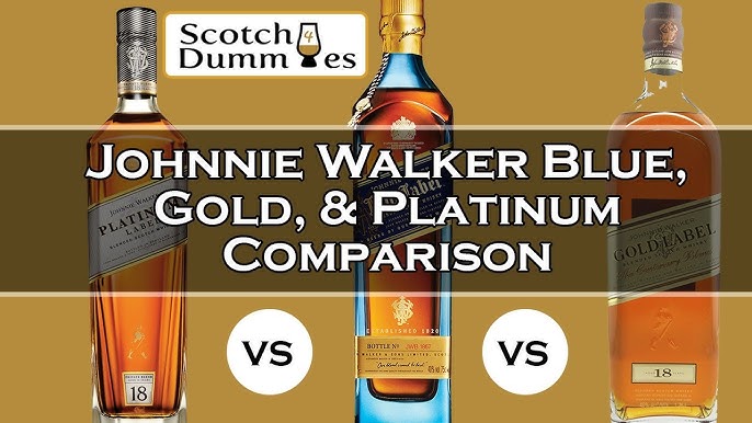 Johnnie Walker Blue, Gold, & Platinum Comparison #23 - YouTube