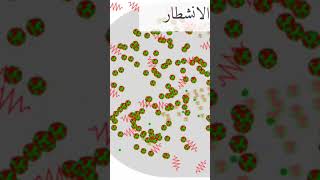 تفاعل الإنشطار كما يحدث في المفاعل النووي