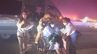 Nursing home residents rescued from California wildfires