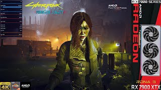 AMD Fluid Motion Frames Cyberpunk 2077 Ray Tracing Ultra FSR 4K | RX 7900 XTX | R9 7950X 3D