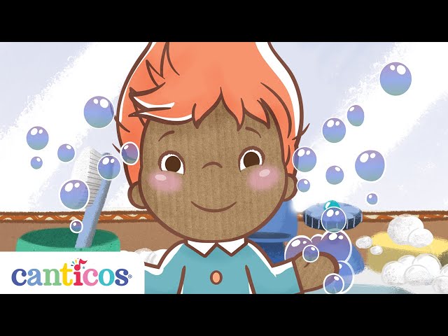 Canticos | Pin Pon es un muñeco | Canción infantil | Inglés y Español | Educación Preescolar