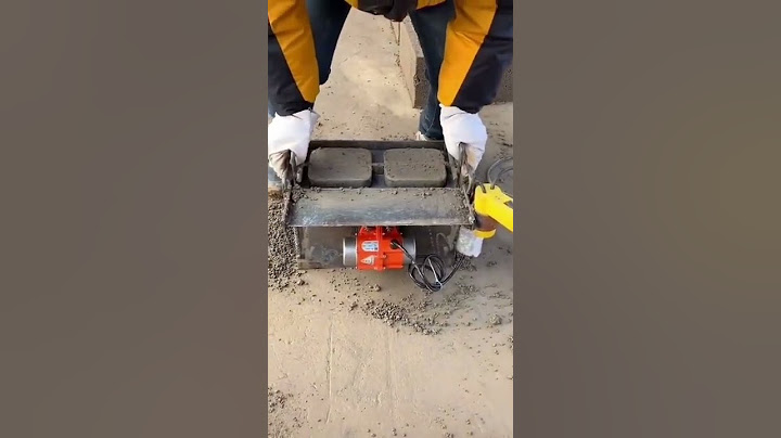 Cinder block making machine | concrete brick moulding