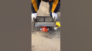 Cinder block making machine | concrete brick moulding