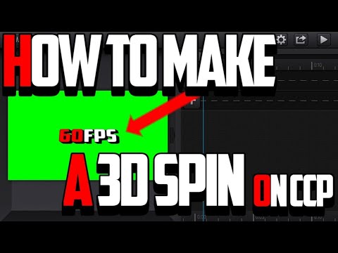 How to make a 3D spin on CCP! :O