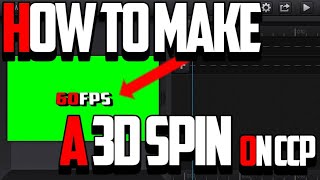 How to make a 3D spin on CCP! :O