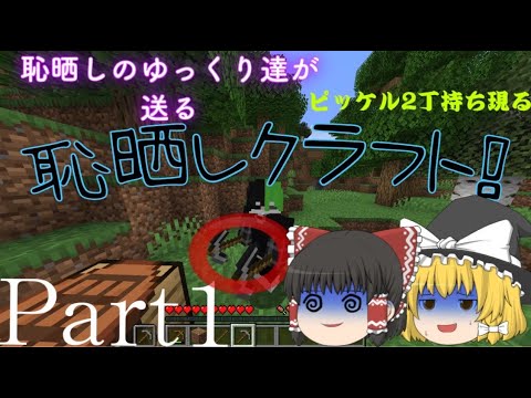 マイクラ 恥晒しクラフト Part1 ゆっくり実況 Youtube
