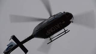 Dec.2025 Helicopter Eurocopter EC135 Airport 八尾空港 ヘリコプター エアロラボ Airbus Helicopters H135 大阪府警 ちはや
