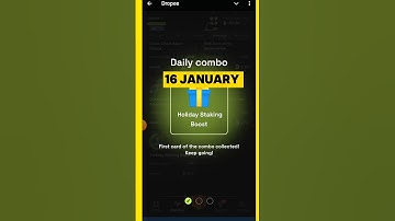 Dropee Daily Combo & Code 16 January  | Dropee Daily Combo Cards | #dropee #code #airdrop #shorts